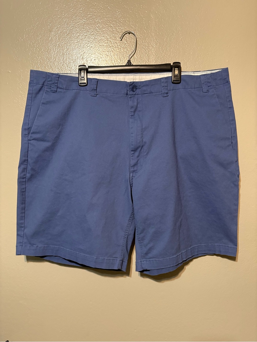 ROWM Men's Classic Blue Cotton Chino Shorts Size 46
